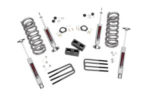 GMC C1500 Suburban Suspension Lift Kit - Rough Country - 2 Inch Lift Kit with N3 Series Shock Absorbers - '93-'99 GMC C1500 Suburban Suspension Lift Kit - Rough Country - 2 Inch Lift Kit with N3 Series Shock Absorbers - '93-'99